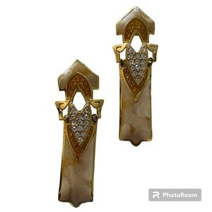 Vintage Edgar Berebi Pierced Earrings